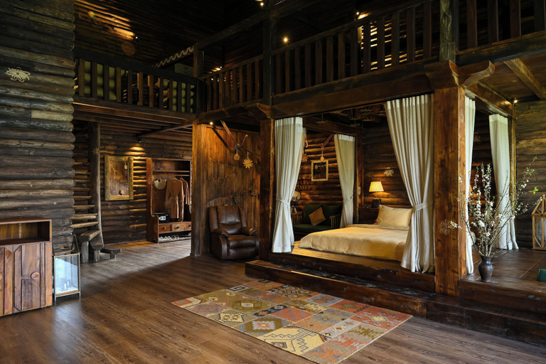 Bedroom, P'apiu Resort, Bắc Mê