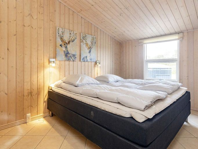 Bedroom, 5 Star Holiday Home in Lokken, Hjørring