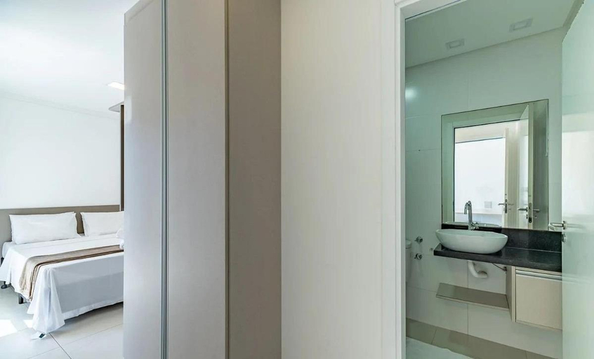 Bathroom 4, Ingleses Apart - Vista mar/Piscina, Florianopolis