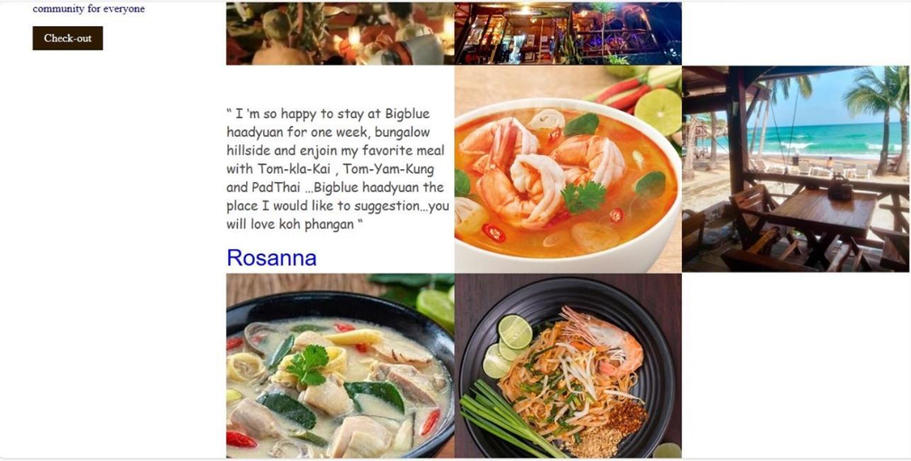 Food & Drinks 5, Bigblue haadyuan, Ko Phangan