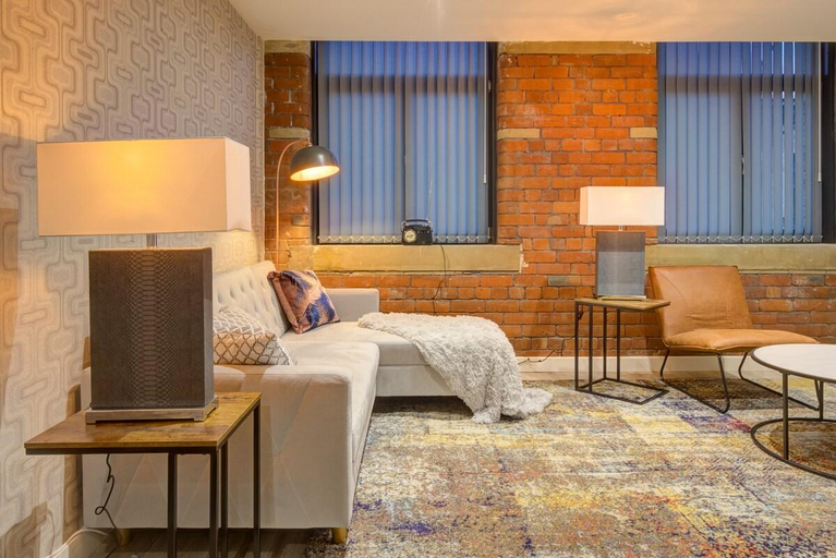 Bedroom 3, Stylish 'New York Loft'  2 Bed Apartment, Bradford