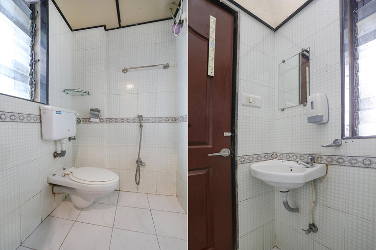 Bathroom, FabHotel Aksa Inn, Mumbai Suburban