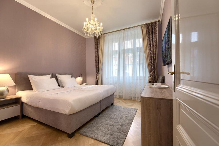 Bedroom 2, Milosrdnych Apartments, Praha 6