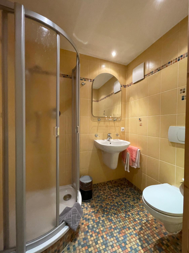 Bathroom, Waldhotel Zobischhaus, Vogtlandkreis