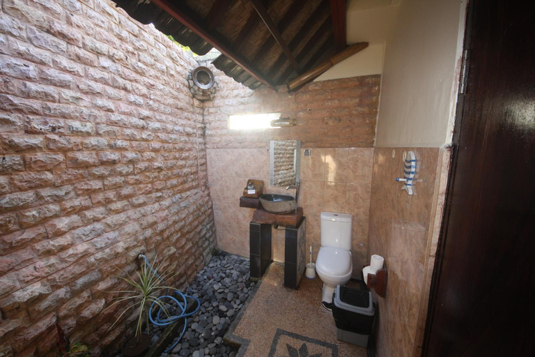 Bathroom 1, Bamboo Paradise, Karangasem