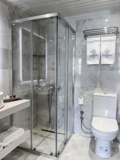 Bathroom 2, Elementa Boutique Hotel, Bodrum