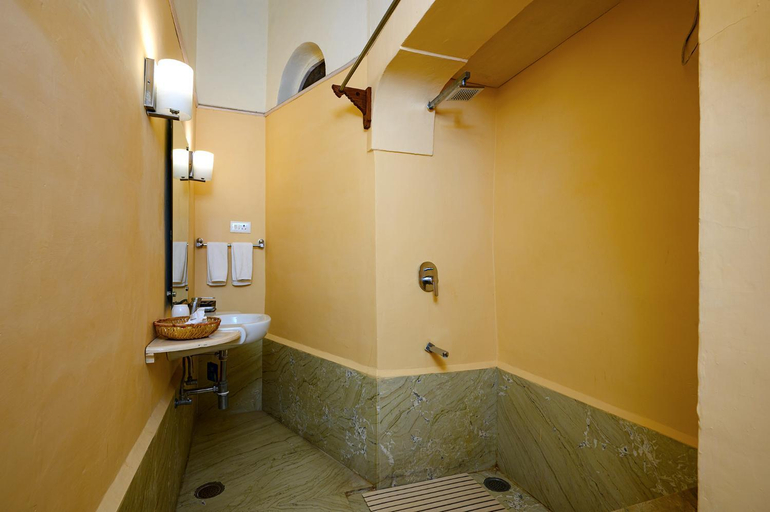 Bathroom 4, Neemrana's Tijara Fort Palace, Alwar