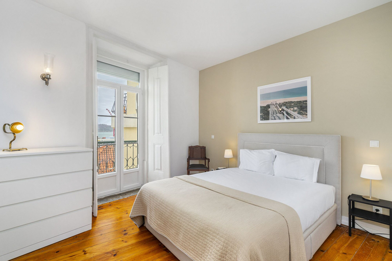 Bedroom 3, Central 1-Bed W/ River Views Great For D Nomads & R Workers, Lisbon