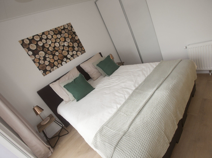 Bedroom 2, Chalet in Bemelen With Outdoor Fireplace, Margraten