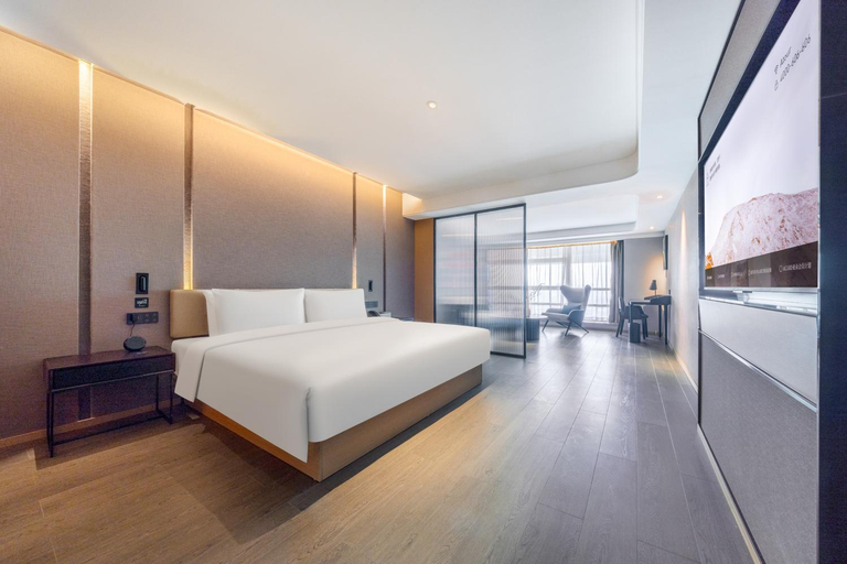Bedroom 2, Atour Hotel Changsha Xingsha Economic and Technological Development Zone Sanyi Road, Changsha