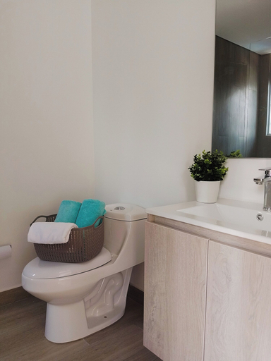 Bathroom 2, Loft con vista al Centro Bogotano 604, Santafé de Bogotá
