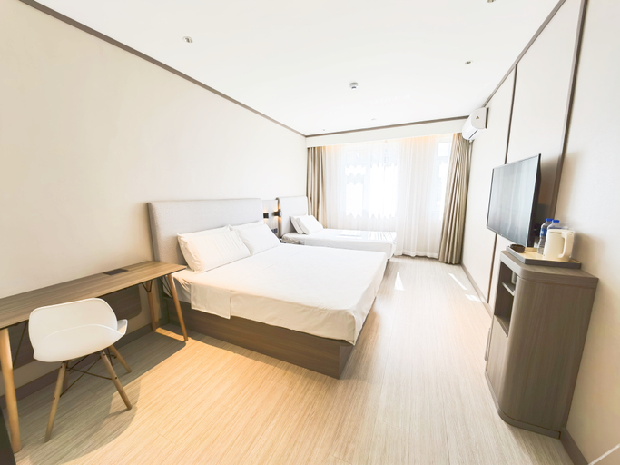 Bedroom 3, Hanting Hotel Ylan County Government Tongjiang Road, Harbin