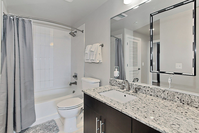 Bathroom 4, Modern getaway in Reston 1 bedroom , Fairfax