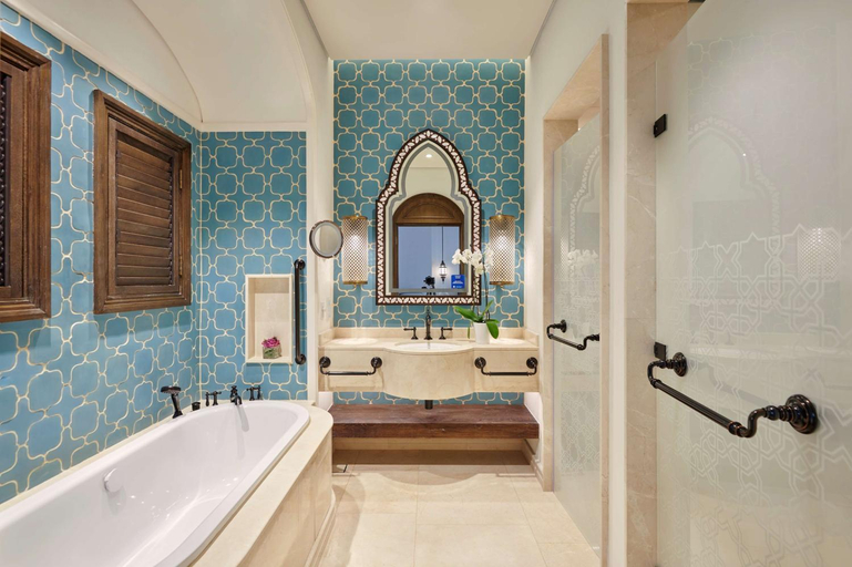 Bathroom 5, Hilton Salwa Beach Resort & Villas, Al Rayyan