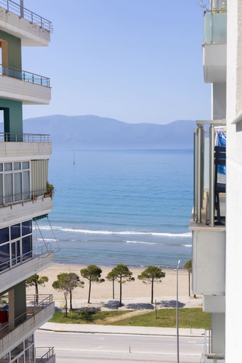 Exterior & Views, Central Seaview Apartment 2BR in Vlor, Vlorës