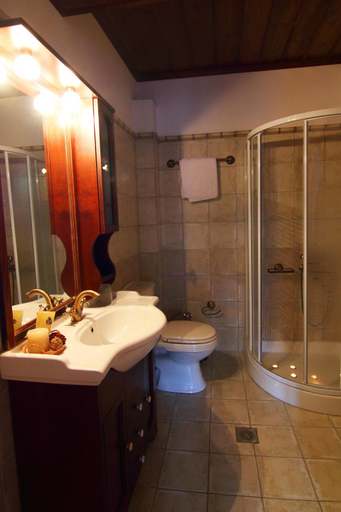 Bathroom, Hotel Petrotechno, Epirus