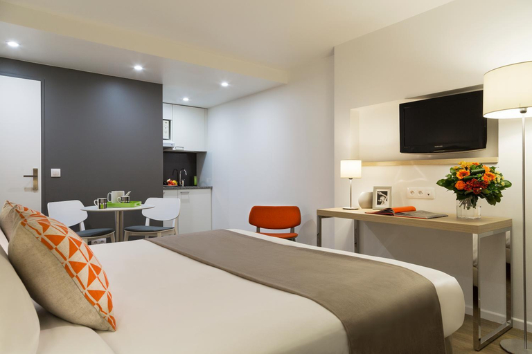 Bedroom 2, Citadines Presqu'île Lyon, Rhône