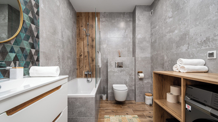 Bathroom, Apartamenty Sun & Snow Róża Wiatrów, Giżycko