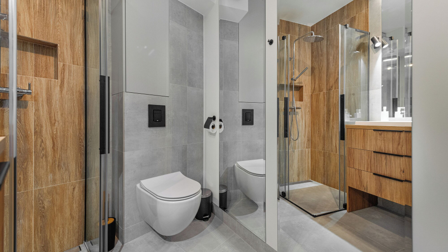 Bathroom 3, Apartamenty Sun & Snow Enklawa Krynica Morska, Nowy Dwór Gdański