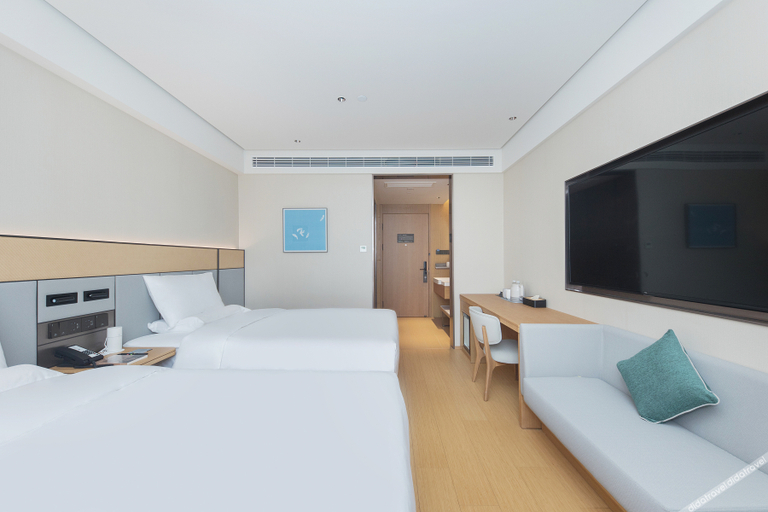Bedroom 2, Ji Hotel (Shanghai Bao'an Road Subway Station Stor, Shanghai