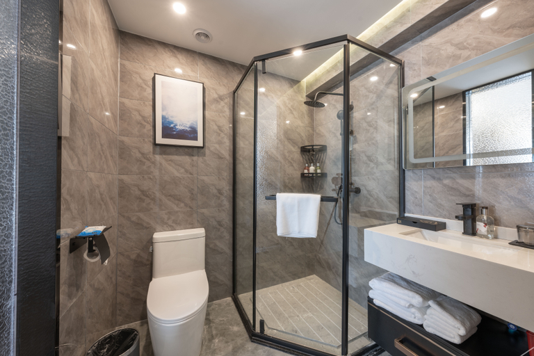 Bathroom 3, Borrman Hotel Jinan Jingshi Road Yansha Overpass, Jinan