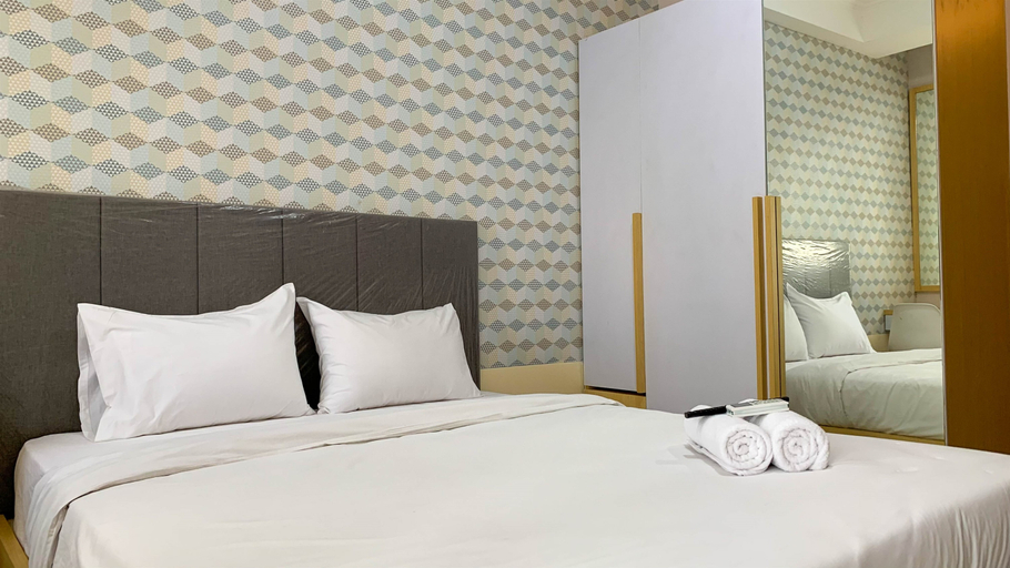 Bedroom 3, Cozy Nice Studio at Signature Park Grande Apartment By Travelio, South Jakarta