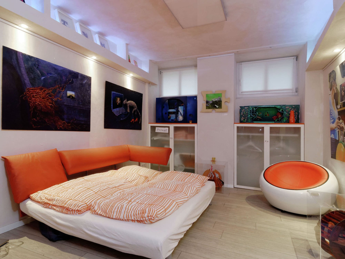 Bedroom 3, Contemporary Apartment in Kreuzberg, Berlin, Berlin