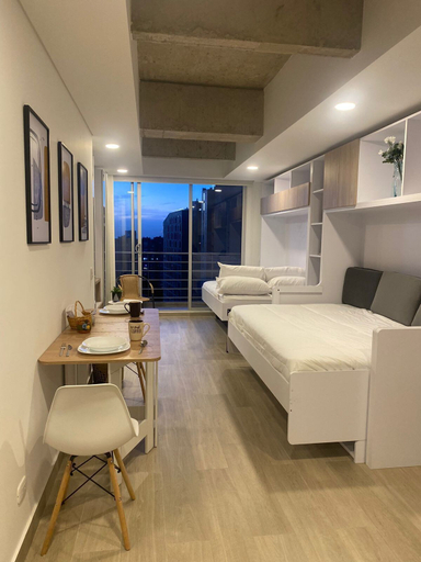 Bedroom 3, Maravilloso loft con vista 707, Santafé de Bogotá