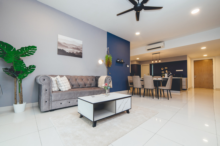 Mosaic Midvalley Oceanview Retreat 3BR w Bathtub, Johor Bahru