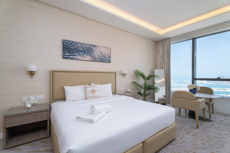 Bedroom 2, Nasma Holiday Homes - The Palm Tower, Dubai