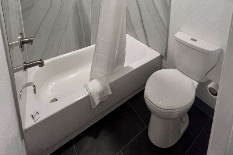Bathroom, Rodeway Inn Mineola, Wood