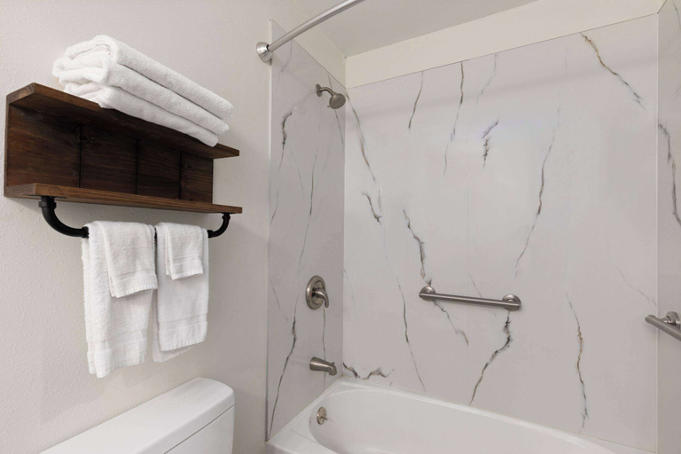 Bathroom 5, Ramada by Wyndham Studio Suites Dothan, Houston