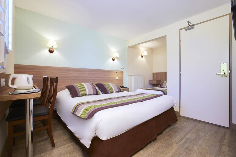 Bedroom 4, Brit Hotel Le 940 Le Touquet – Etaples, Pas-de-Calais