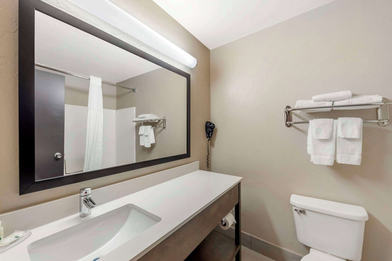 Bathroom 4, Quality Inn El Reno, Canadian