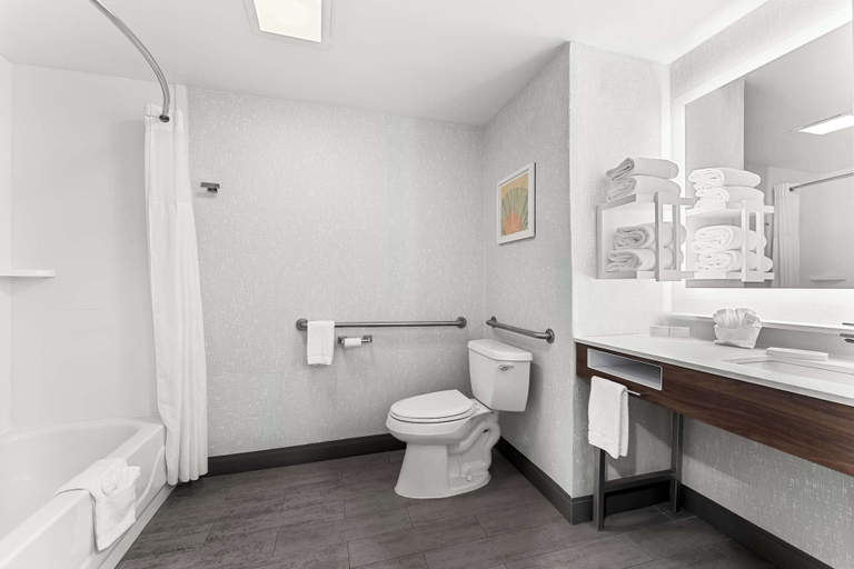 Bathroom 5, Hampton Inn Stroudsburg/Poconos, Monroe
