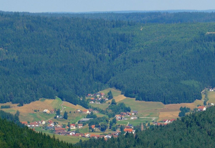 Aerial view, Oberrain in het "vakantiehuis Schenk", Freudenstadt