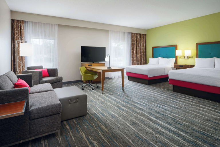 Bedroom 4, Hampton Inn by Hilton Plant City, Hillsborough