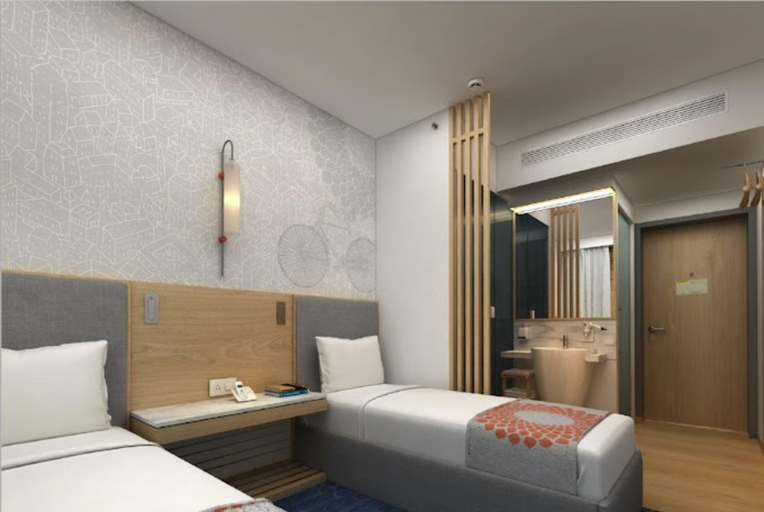 Bedroom 3, Holiday Inn Express GREATER NOIDA KNOWLEDGE PARK, Gautam Buddha Nagar