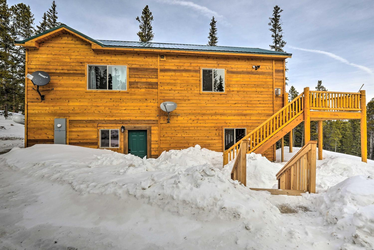 Exterior & Views, Mountainside Fairplay Cabin w/ Game Room & Sauna!, Park