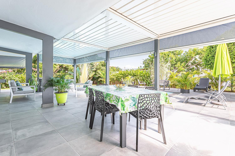 Balcony/terrace 5, Villa de reve avec piscine privee a Baie-Mahault, Baie-Mahault