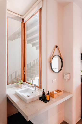 Bathroom 5, Agua de Luna Boutique Hotel, San Pancho Nayarit, Compostela