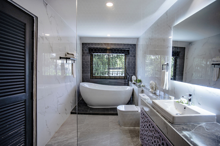 Bathroom 5, Baan Santhiya Private Pool Villas, Mueang Krabi