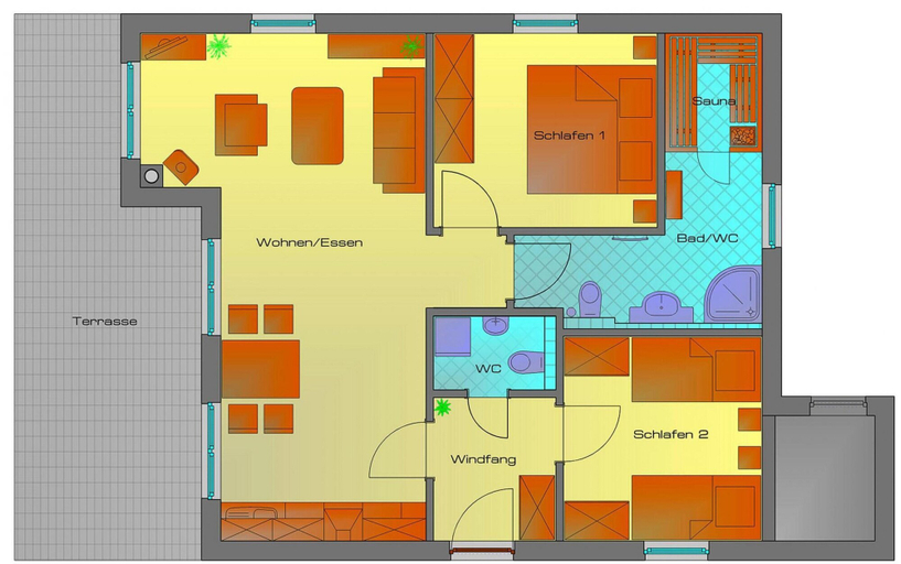 Floor plan, Seepark Auenhain am Markkleeberger See, Leipzig