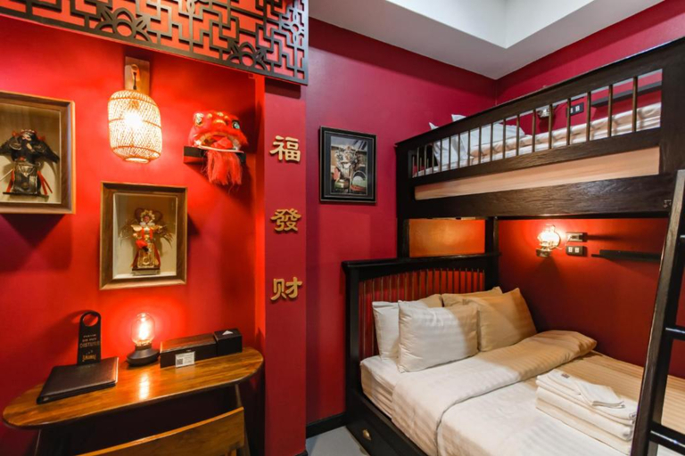Bedroom 2, De Phanakron Boutique Hotel, Phra Nakhon