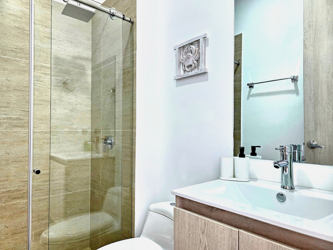 Bathroom, Apartamento en Pozos Colorados, Santa Marta (Dist. Esp.)