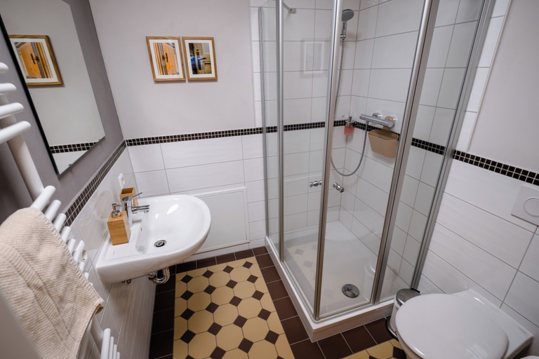 Bathroom, Ferienwohnungen Notenbank, Weimar