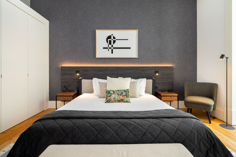 Bedroom 2, Prime Location Contemporary Luxury Apartment W/ Ac & Elevator, Lisbon