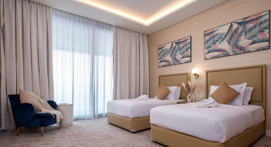 Bedroom, Captivating 2-bed Apartment in Dubai, Dubai