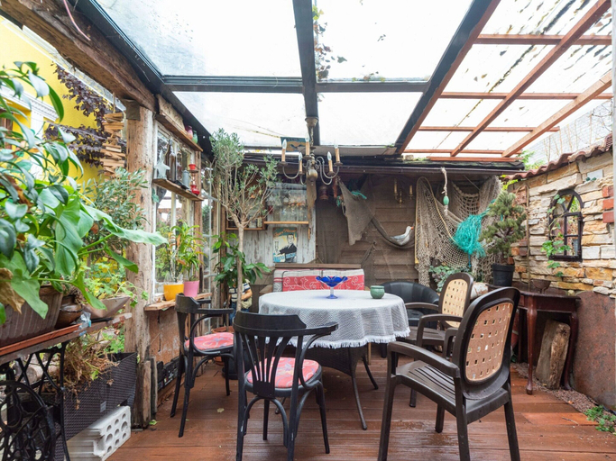 Balcony 2, Comfortable Apartment in Wismar Mecklenburg with Fireplace, Nordwestmecklenburg