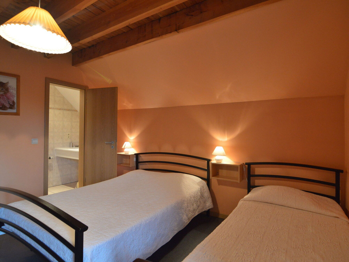 Bedroom 2, Modern Cottage in Baugnez Malmedy with Sauna, Liège